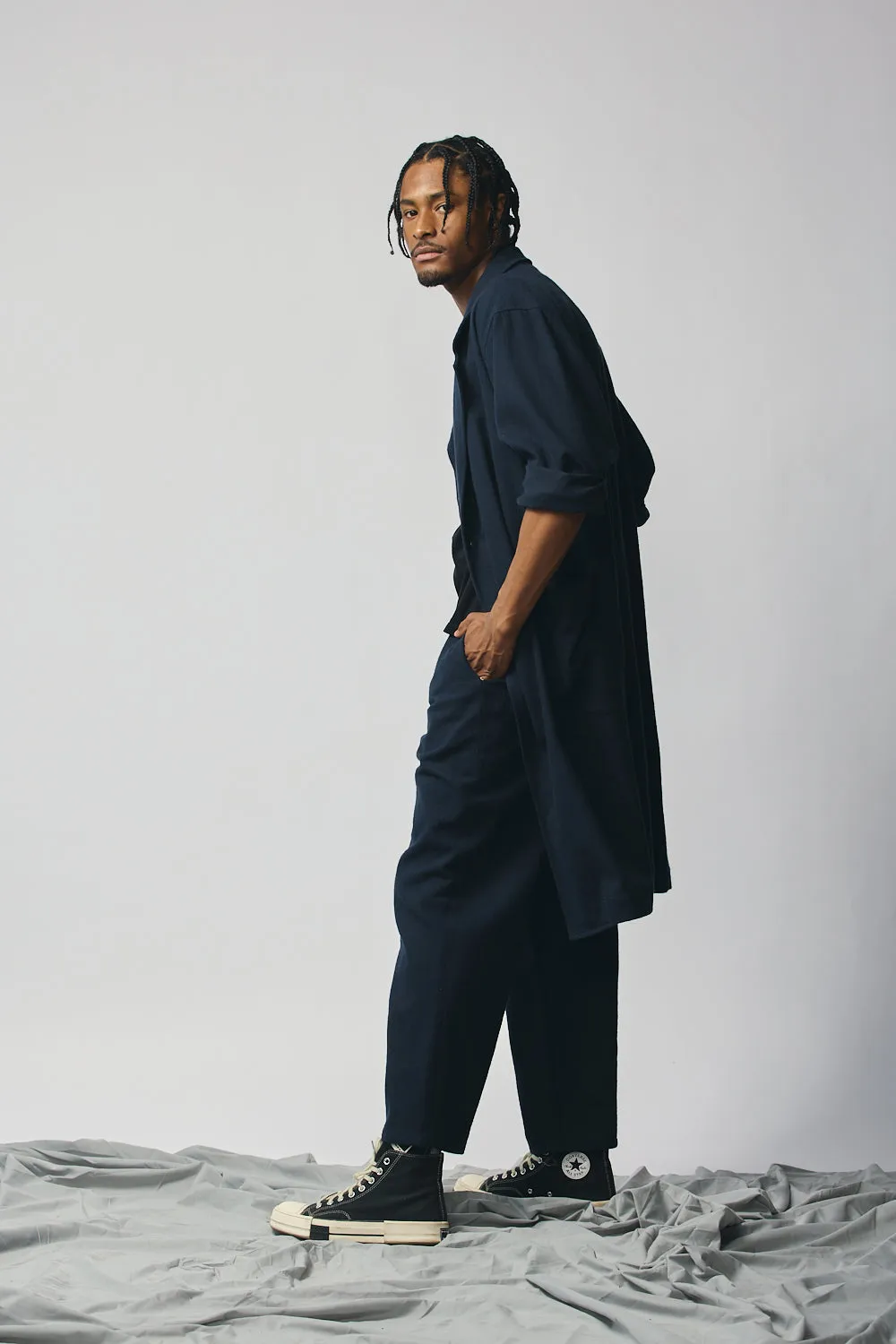 Gender-neutral Overcoat - Indigo sold by Devlyn van Loon product image thumbnail 5