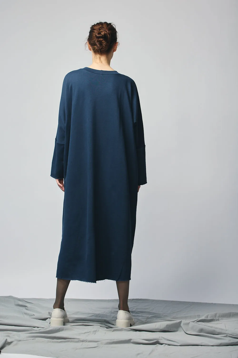 Pullover Sweatshirt Dress - Navy sold by Devlyn van Loon product image thumbnail 5