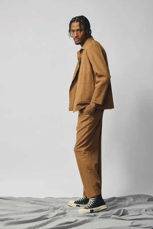 Gender-neutral Column Pant - Camel sold by Devlyn van Loon