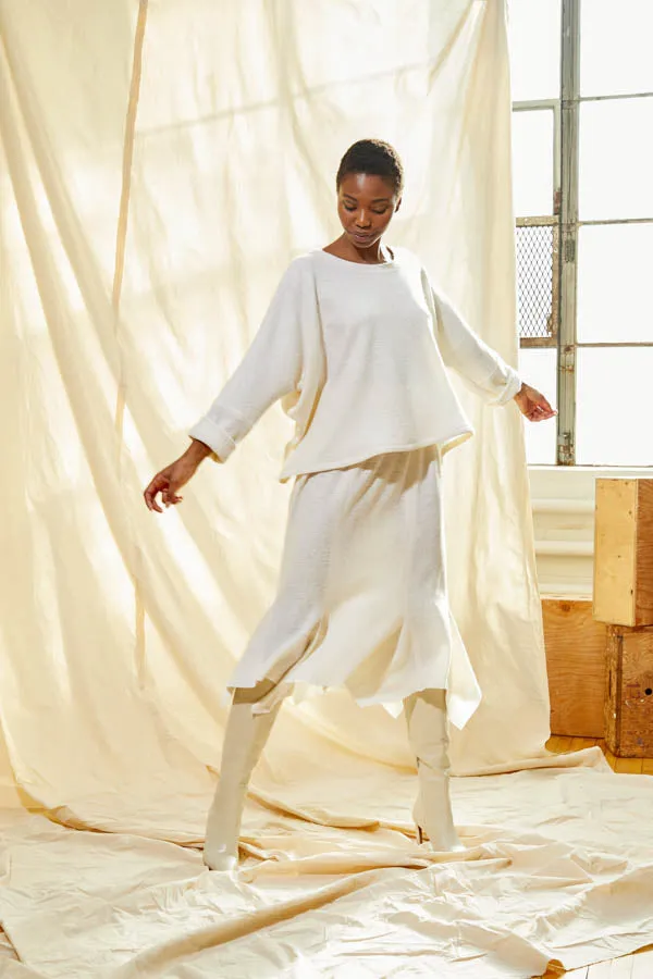 Flared Godet Skirt - Cream sold by Devlyn van Loon product image thumbnail 2