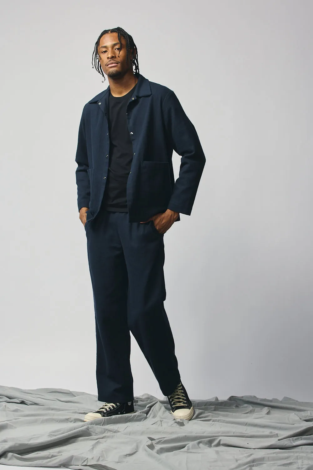 Gender-neutral Chore Jacket - Indigo sold by Devlyn van Loon product image thumbnail 5