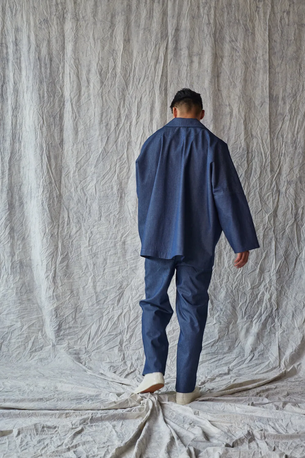Oversized Shirt Jacket - Organic Denim sold by Devlyn van Loon product image thumbnail 5