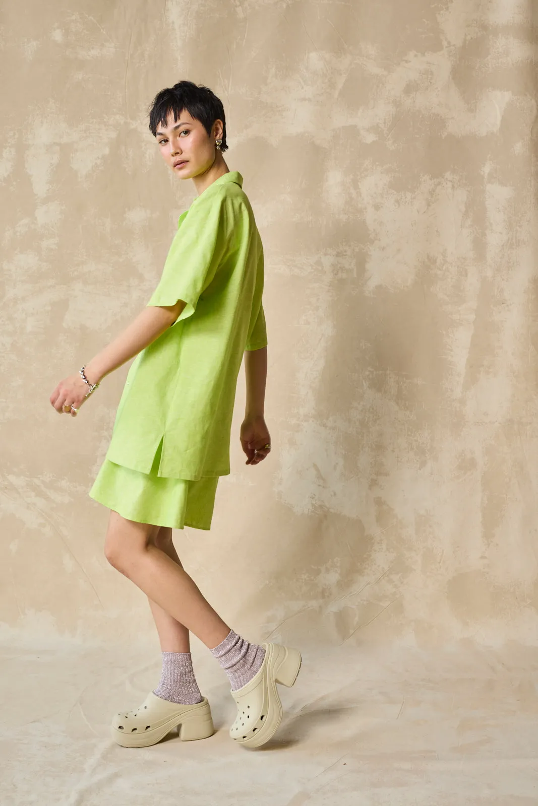 Culotte Short - Lime sold by Devlyn van Loon product image thumbnail 4