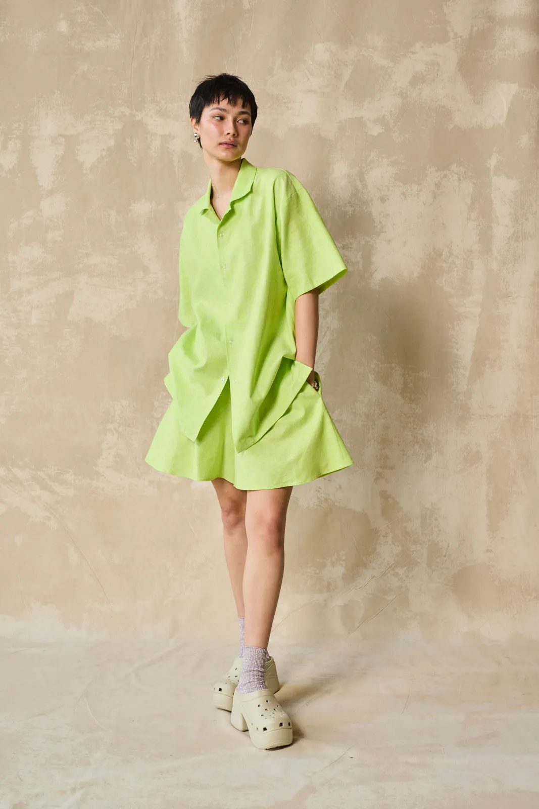 Culotte Short - Lime sold by Devlyn van Loon product image thumbnail 3