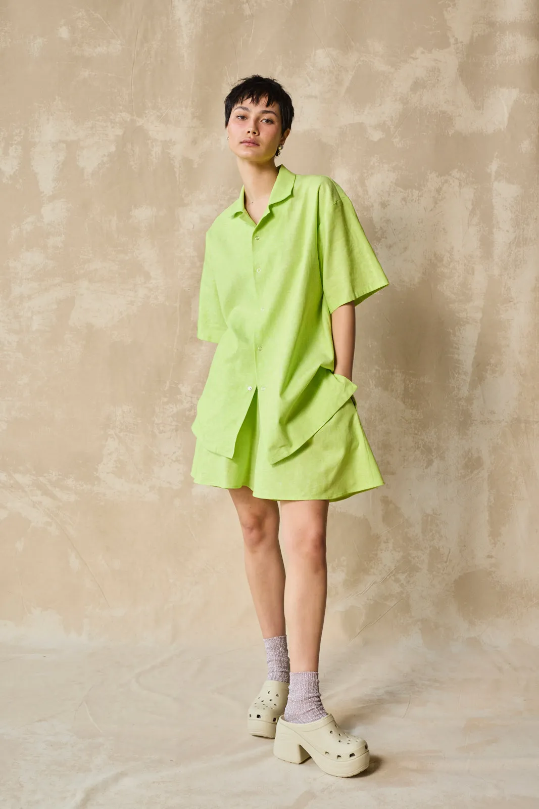 Culotte Short - Lime sold by Devlyn van Loon