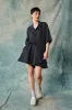 Culotte Short - Black Linen sold by Devlyn van Loon