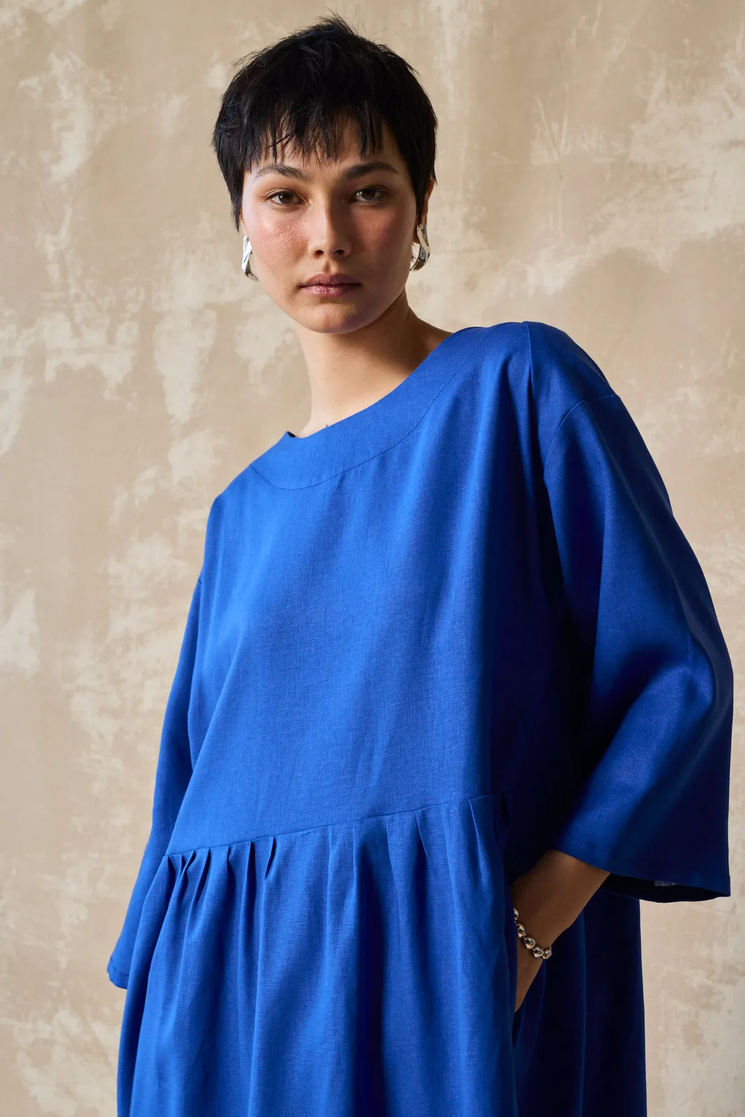 Foldover Dress - Lapis sold by Devlyn van Loon product image thumbnail 3
