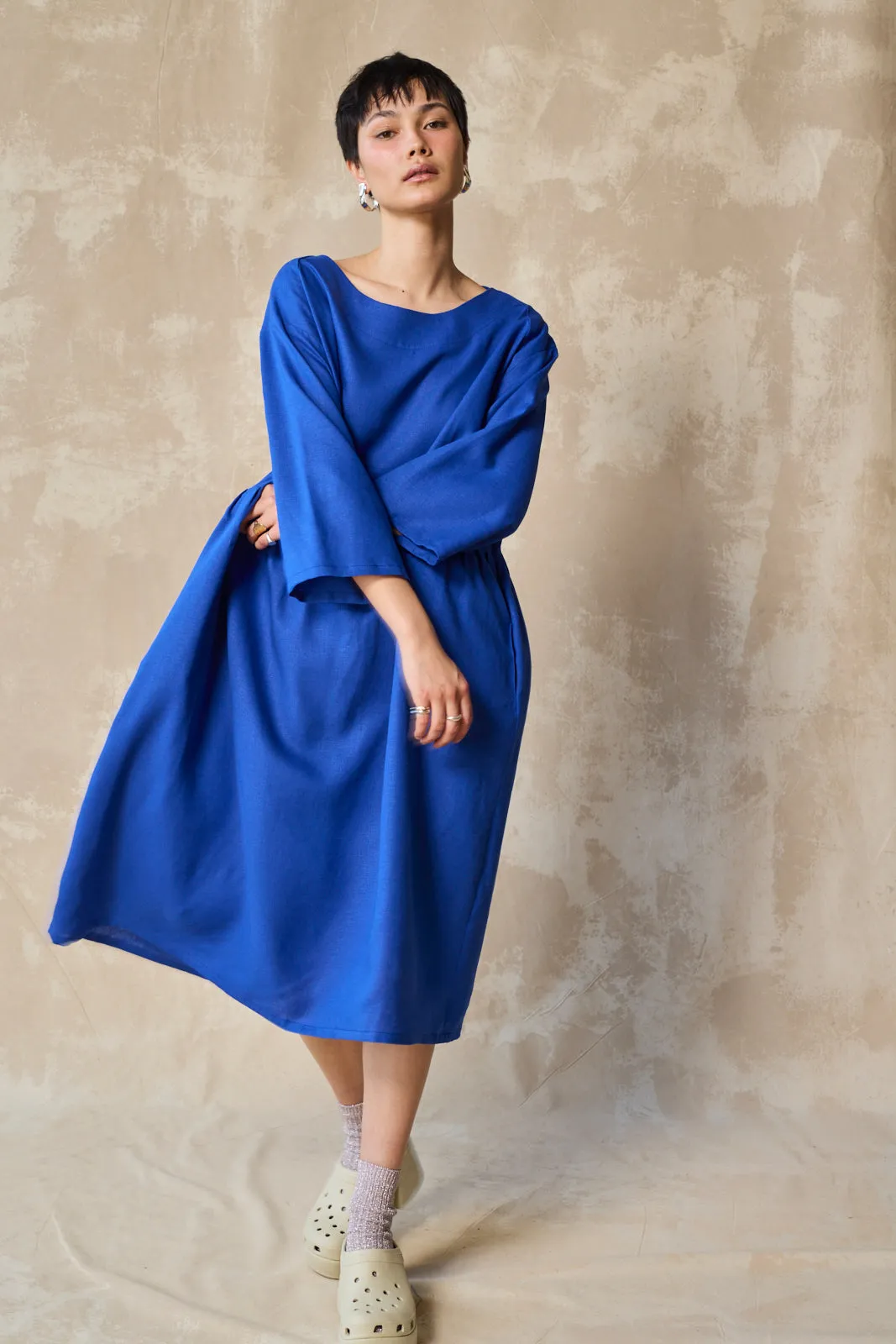 Foldover Dress - Lapis sold by Devlyn van Loon product image thumbnail 4