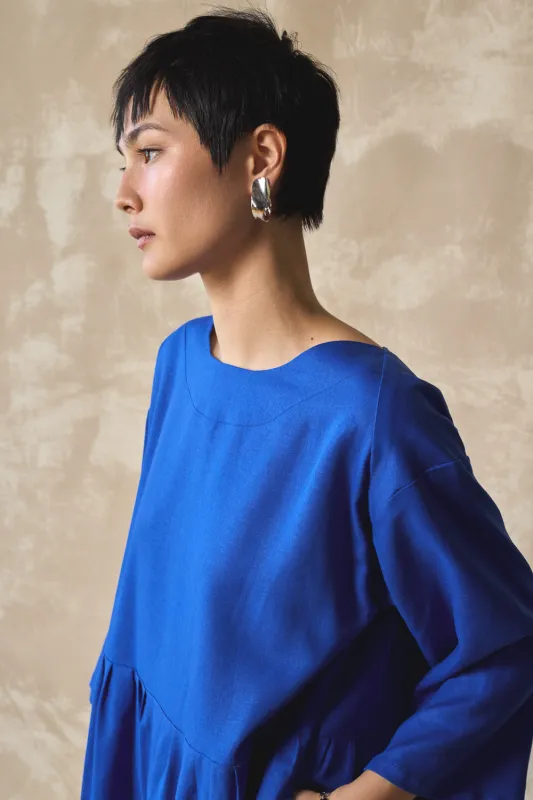 Foldover Dress - Lapis sold by Devlyn van Loon