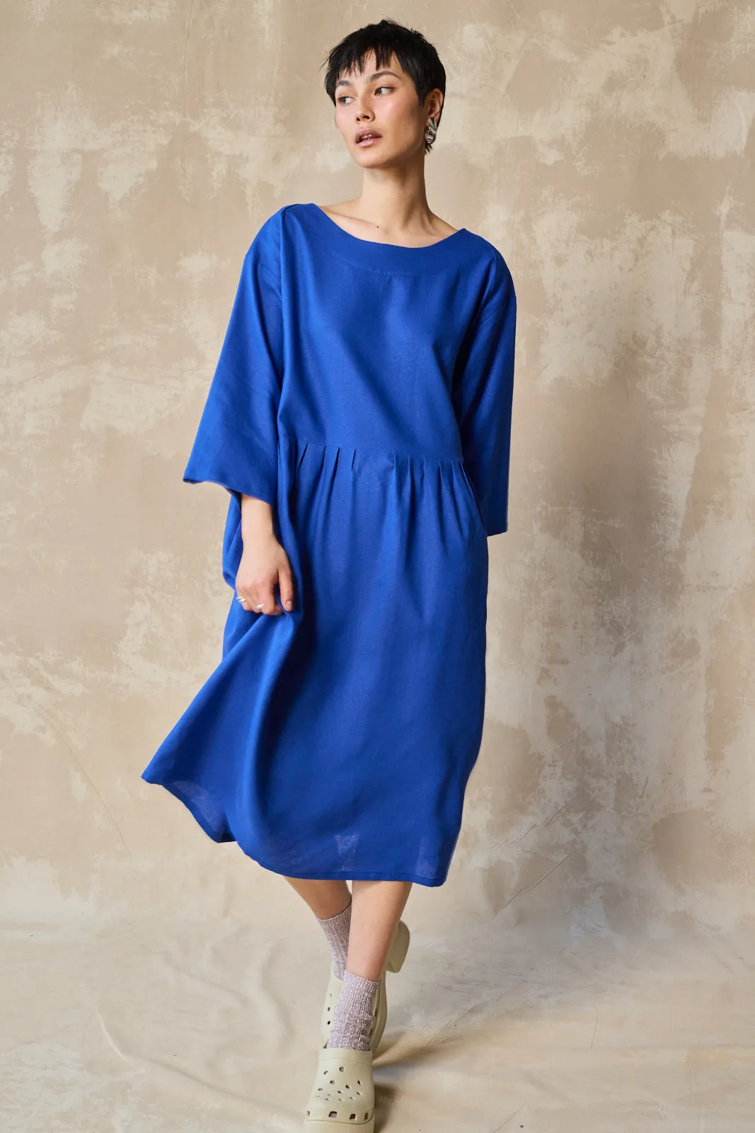 Foldover Dress - Lapis sold by Devlyn van Loon product image thumbnail 2