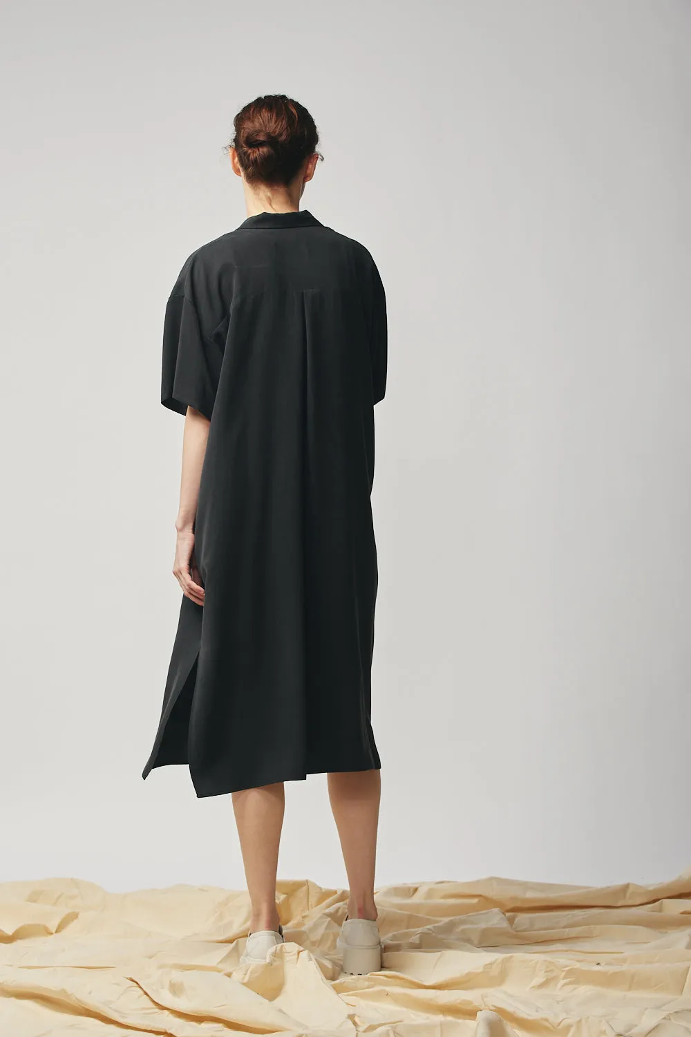 Shirtdress - Sandwashed Black sold by Devlyn van Loon product image thumbnail 3