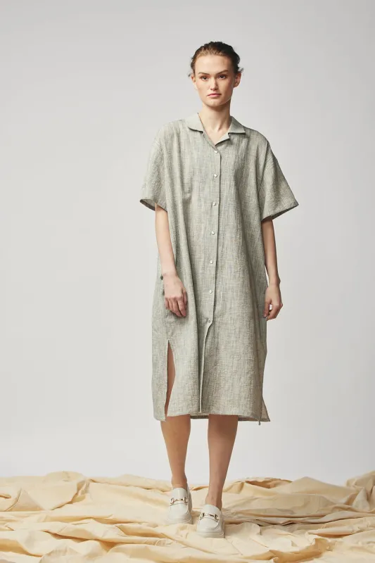 Shirtdress - Oyster sold by Devlyn van Loon