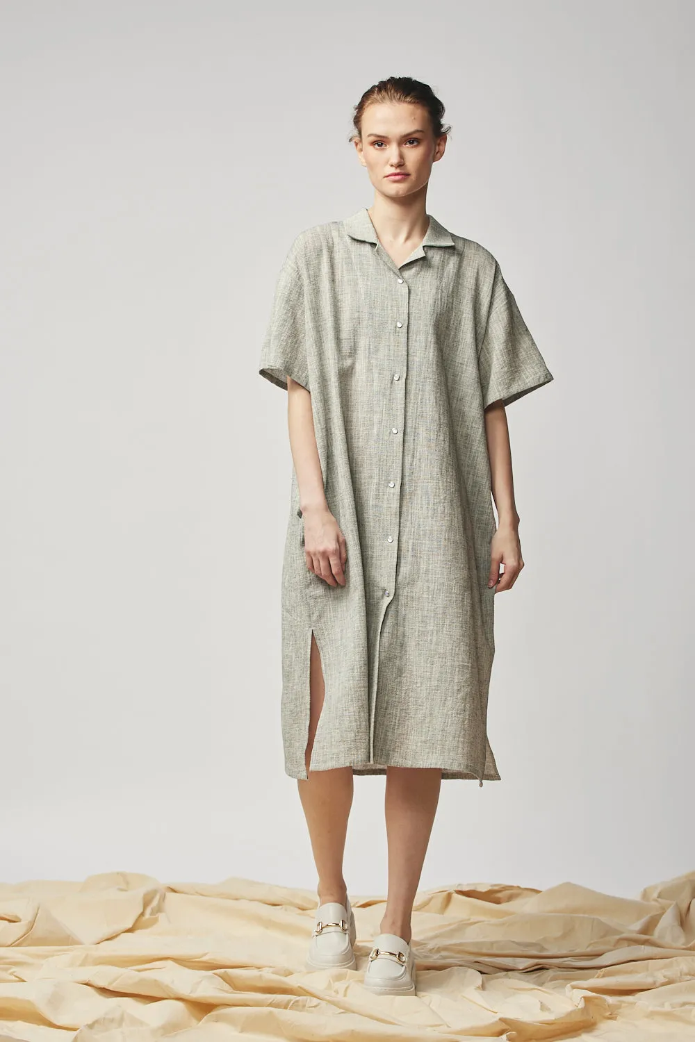 Shirtdress - Oyster sold by Devlyn van Loon