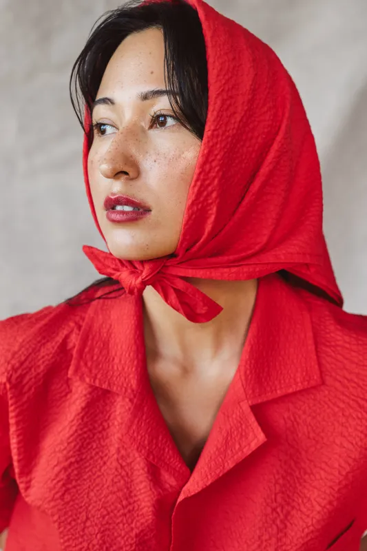 Scarf - Tomato made by Devlyn van Loon