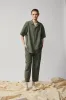 Gender-neutral Column Pant - Sage sold by Devlyn van Loon