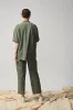 Gender-neutral Column Pant - Sage sold by Devlyn van Loon
