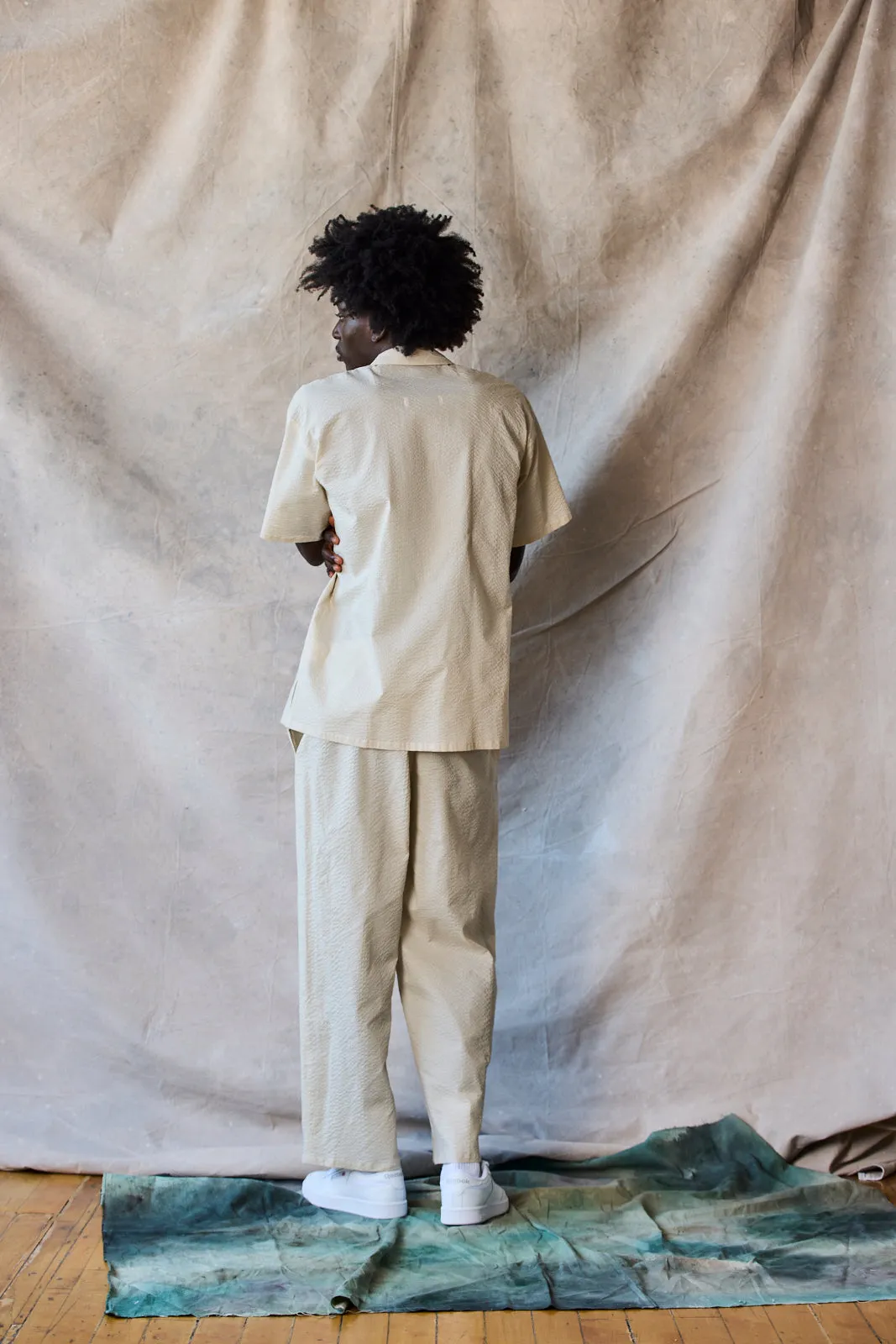 Slim Camp Collar Shirt - Oat sold by Devlyn van Loon product image thumbnail 5