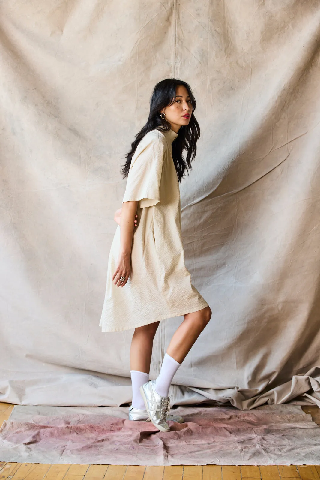 Collared Pullover Dress - Oat sold by Devlyn van Loon product image thumbnail 4