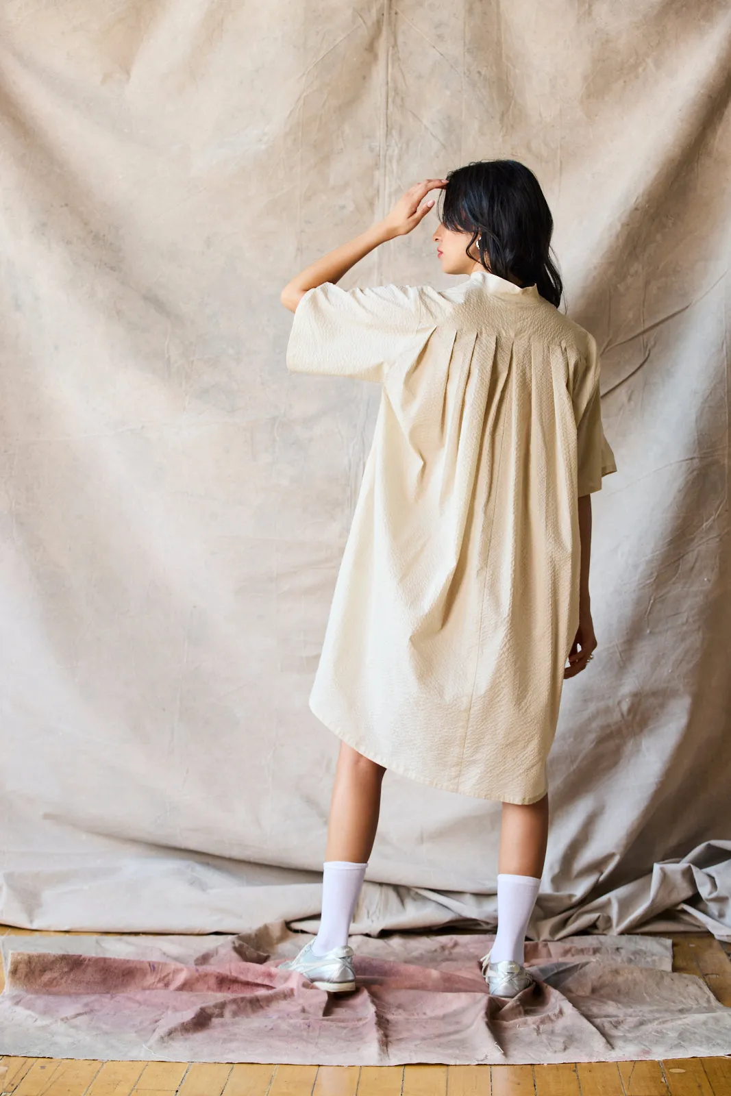 Collared Pullover Dress - Oat sold by Devlyn van Loon product image thumbnail 5