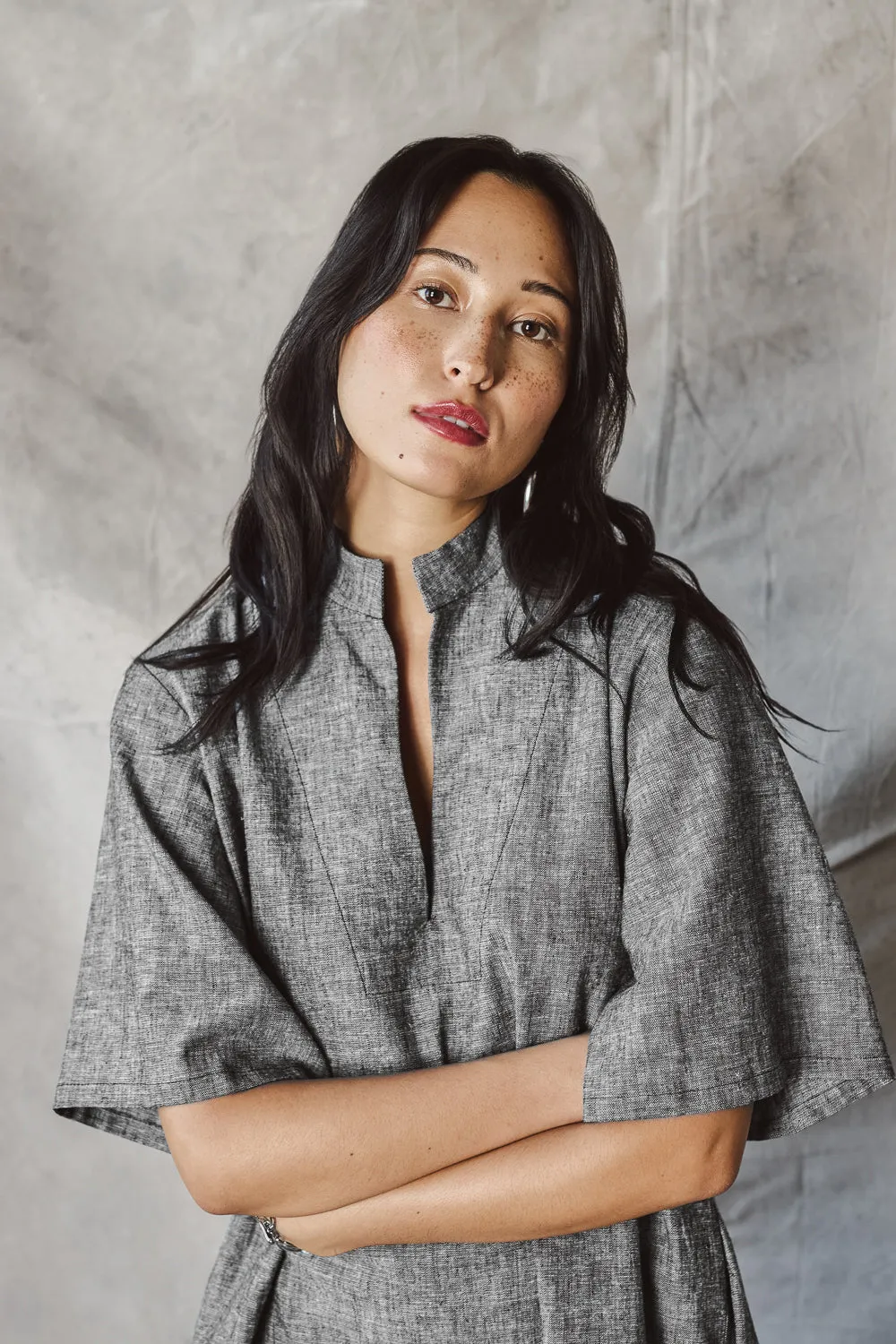 Collared Pullover Dress - Static sold by Devlyn van Loon