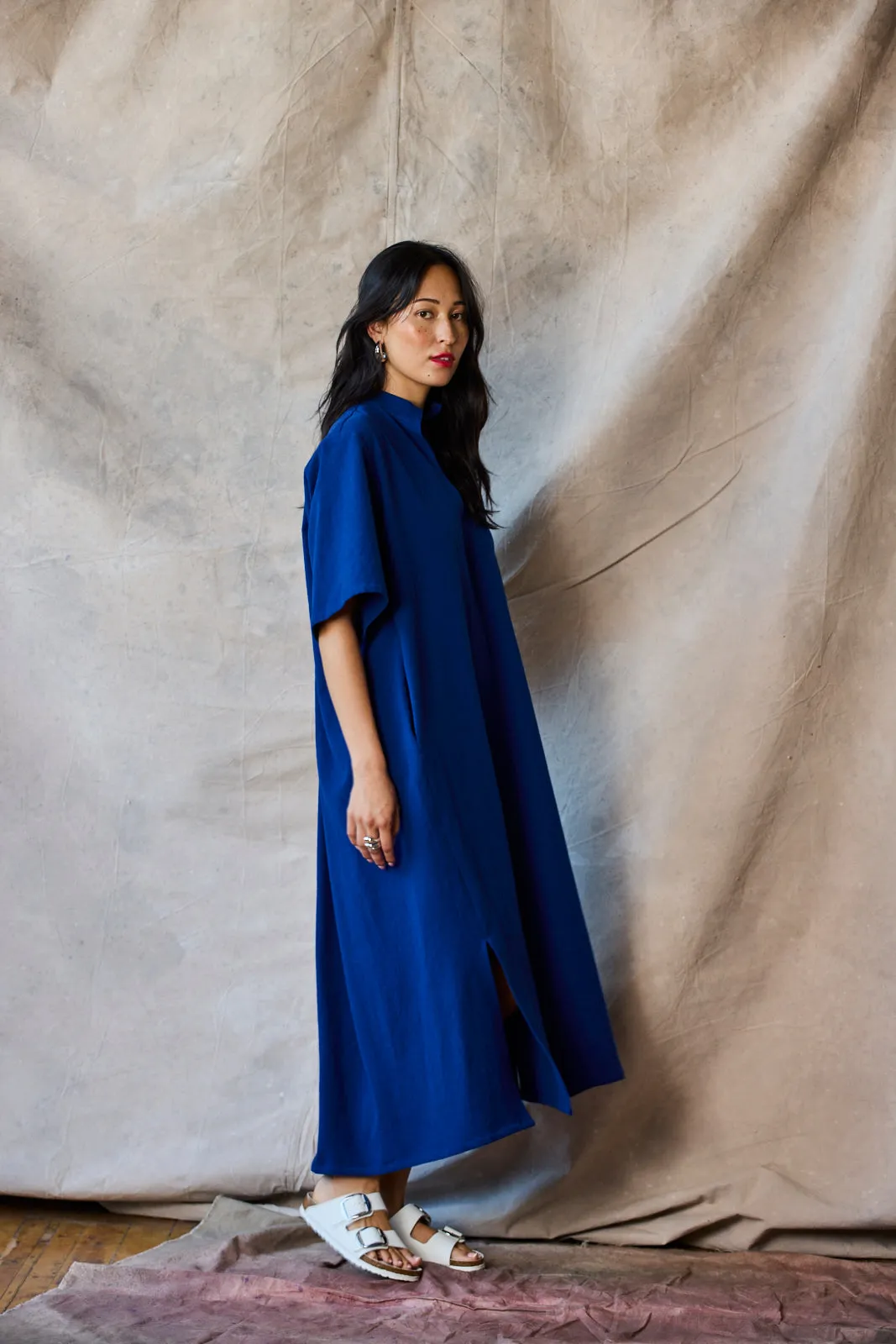 Collared Pullover Dress - Marine sold by Devlyn van Loon product image thumbnail 3