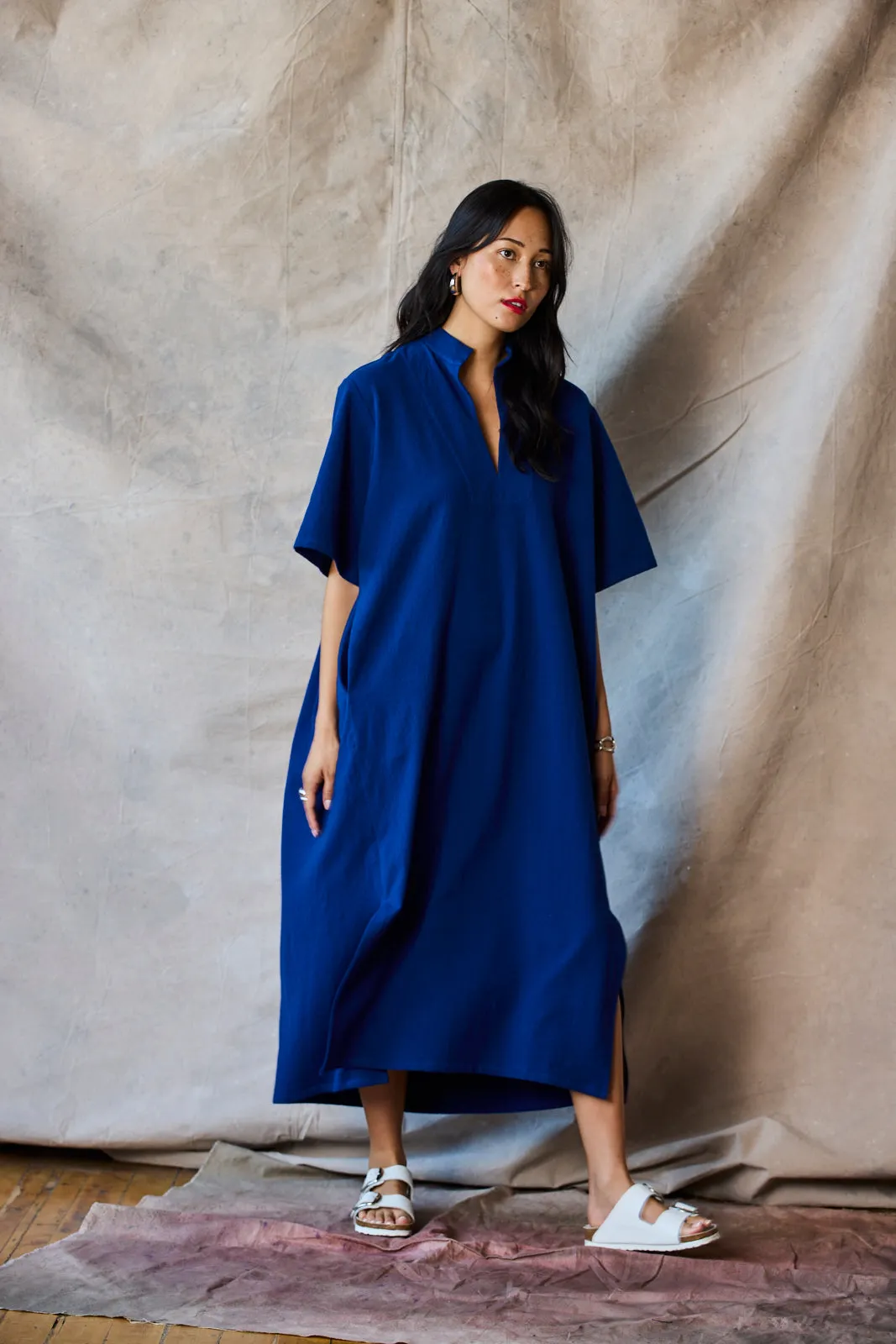 Collared Pullover Dress - Marine sold by Devlyn van Loon product image thumbnail 2