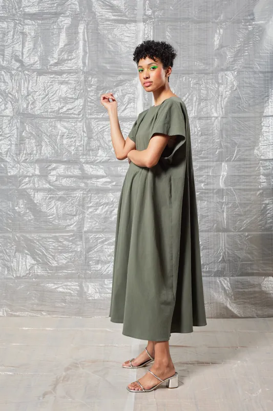 Oversized Tee Dress - Sage sold by Devlyn van Loon