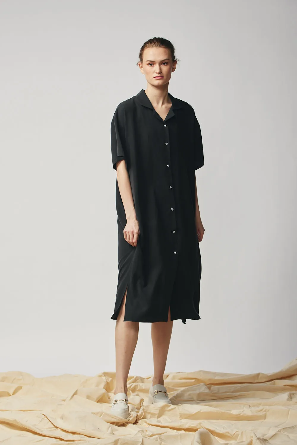 Shirtdress - Sandwashed Black sold by Devlyn van Loon product image thumbnail 2
