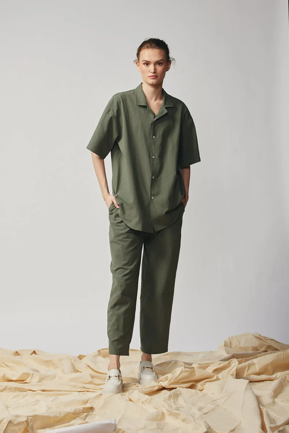 Gender-neutral Column Pant - Sage sold by Devlyn van Loon product image thumbnail 4