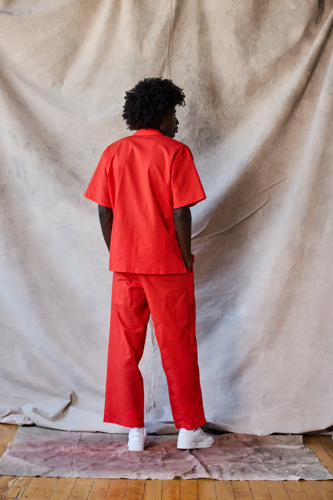 Drawstring Trousers - Tomato Sample sold by Devlyn van Loon product image thumbnail 5