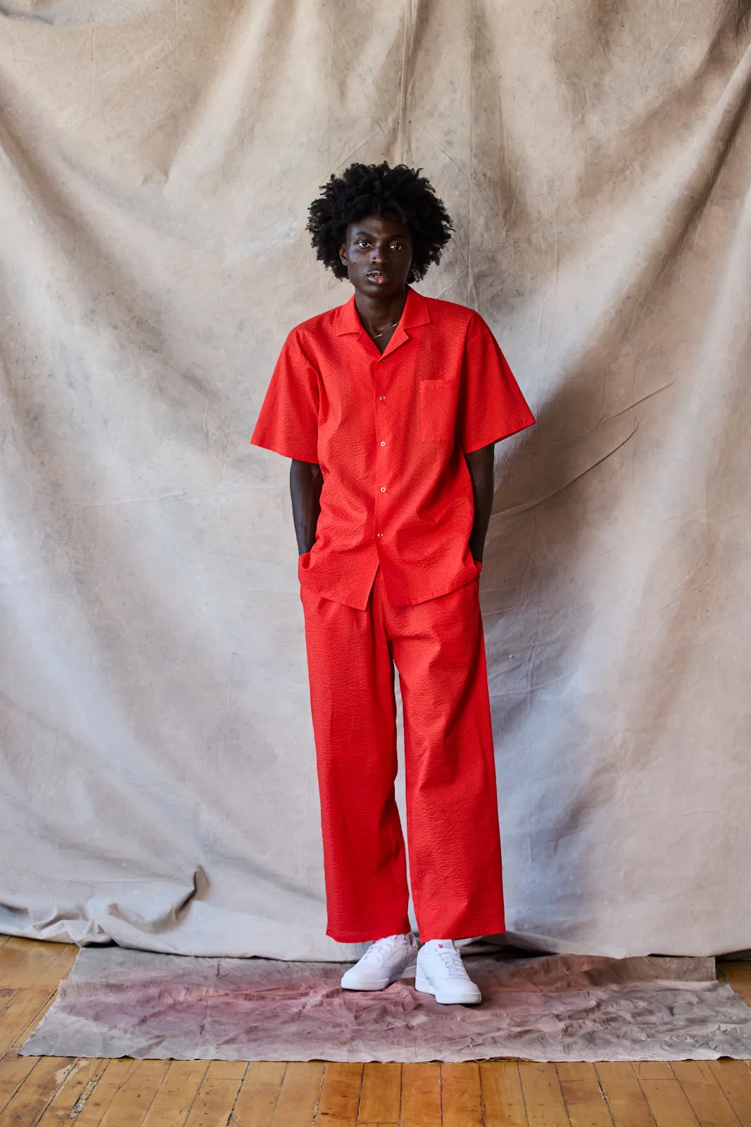 Drawstring Trousers - Tomato Sample sold by Devlyn van Loon product image thumbnail 2