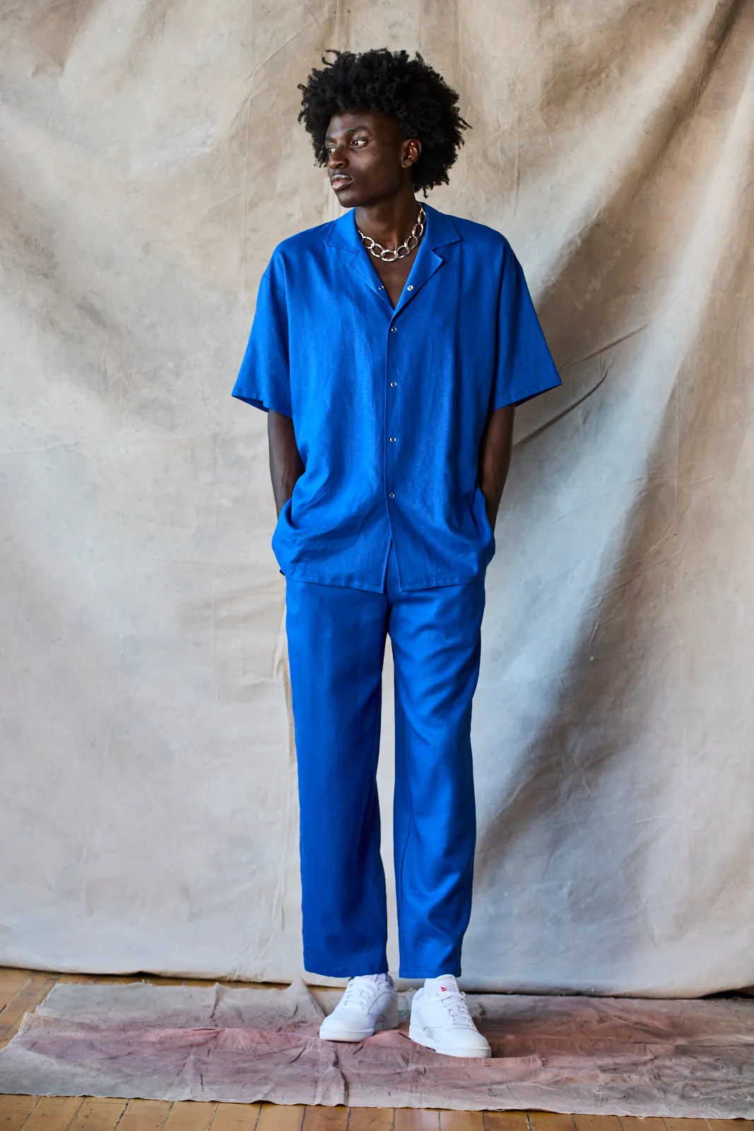Work Trouser - Lapis Sample sold by Devlyn van Loon