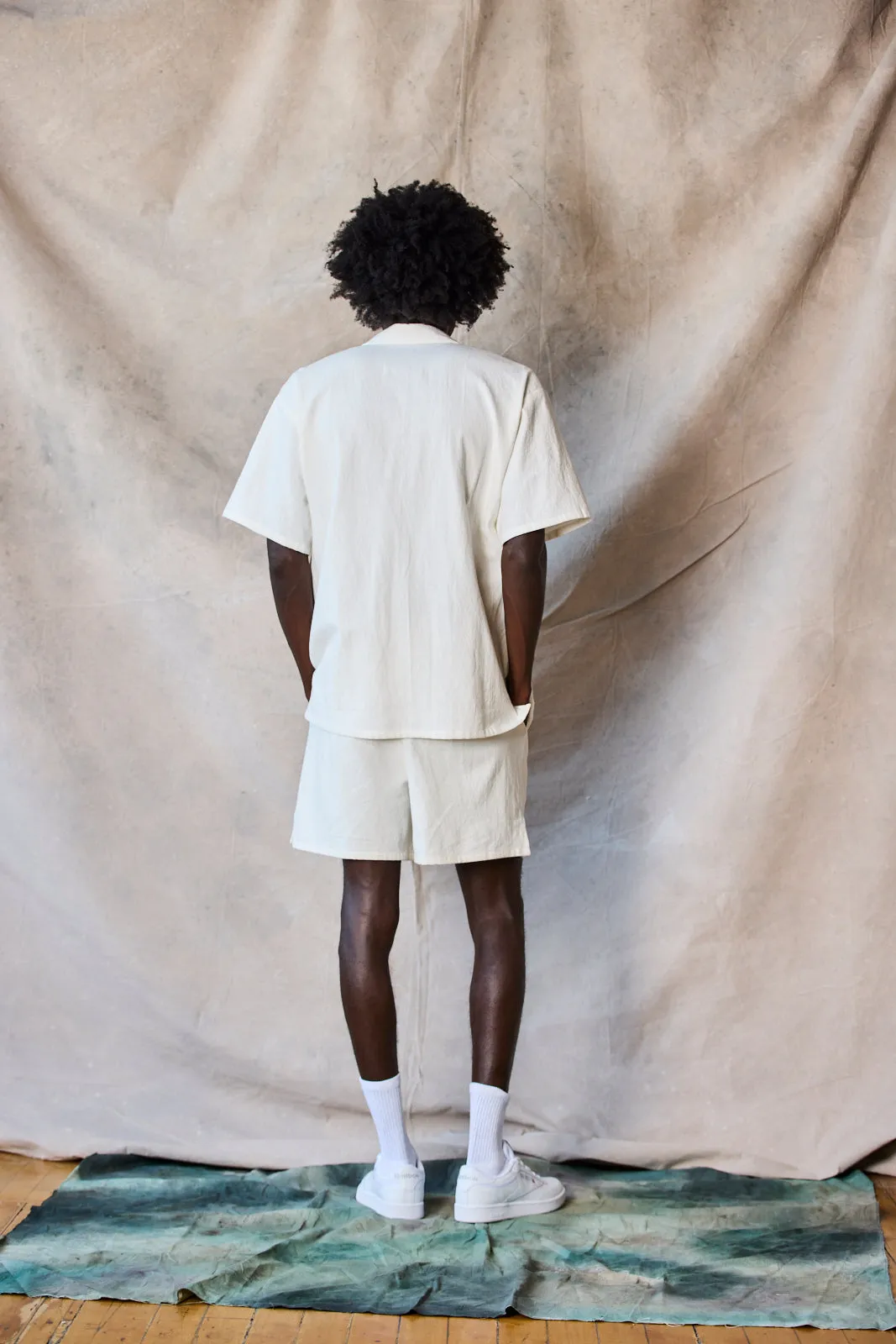 Slim Camp Collar Shirt - Parchment Sample sold by Devlyn van Loon product image thumbnail 5