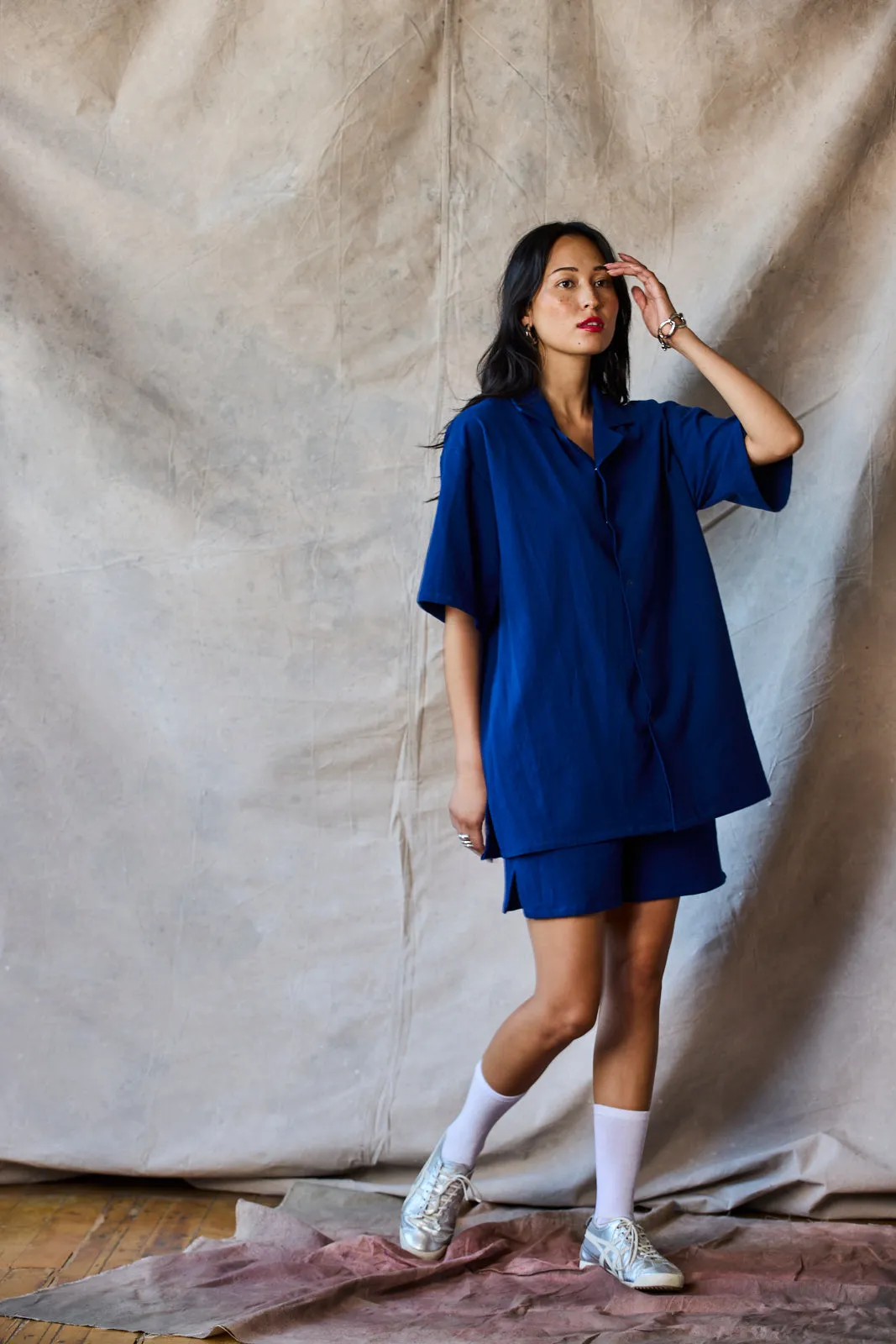 Cotton Slim Camp Collar Shirt - Sample sold by Devlyn van Loon product image thumbnail 4