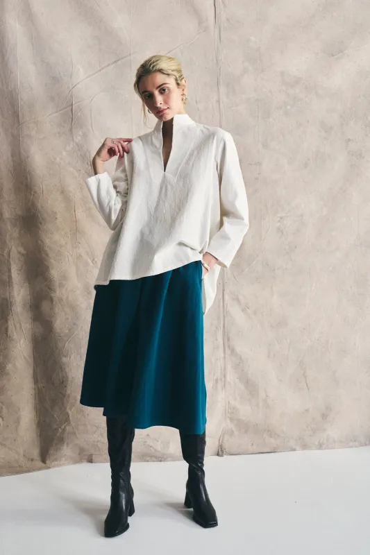 Collared Pullover - Parchment Preorder made by Devlyn van Loon