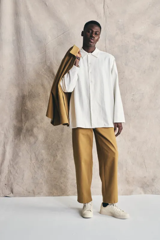 Unisex Snap Shirt - Parchment Preorder sold by Devlyn van Loon