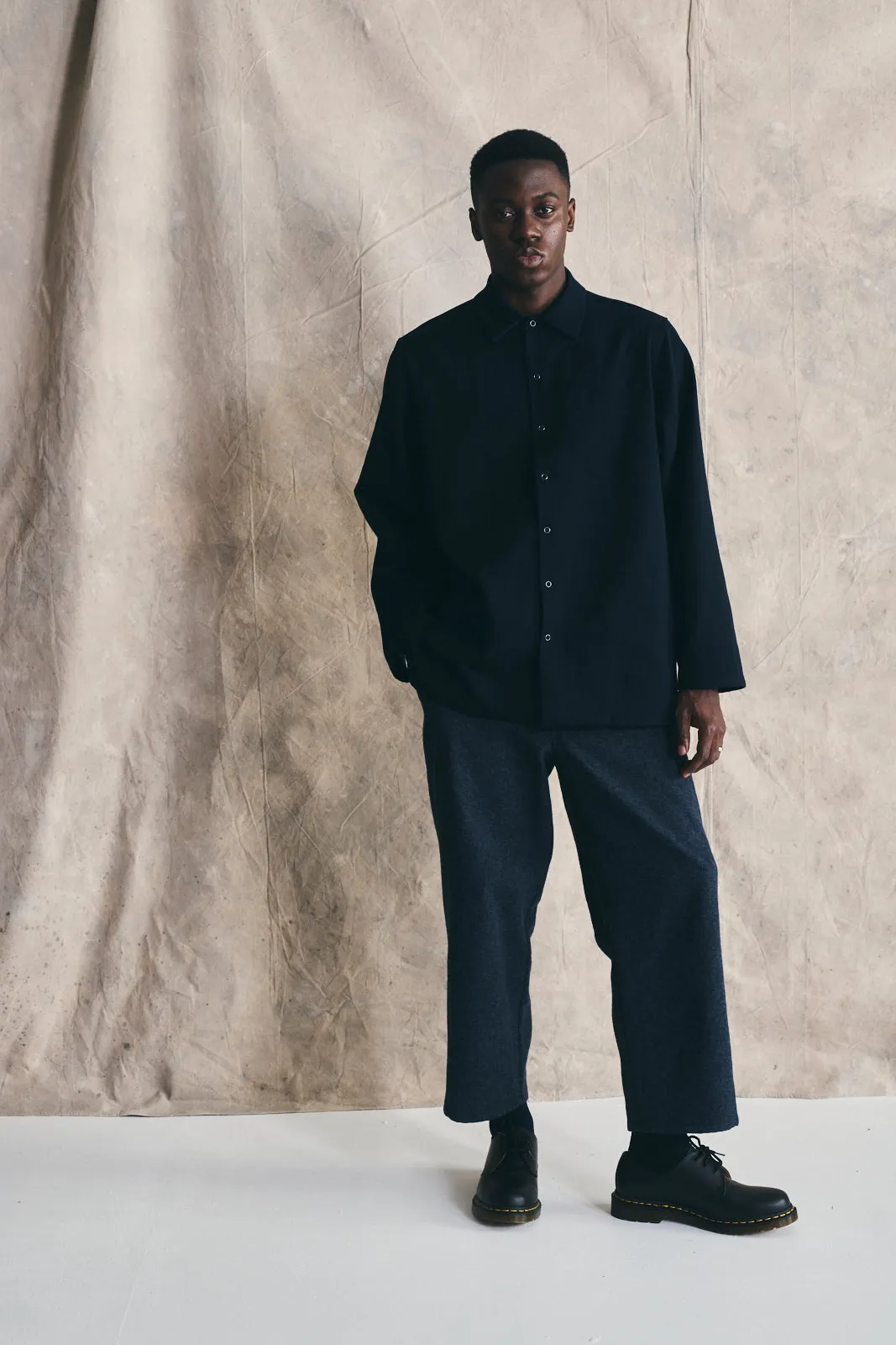 Unisex Snap Shirt - Cotton and Wool Blend Preorder sold by Devlyn van Loon product image thumbnail 5