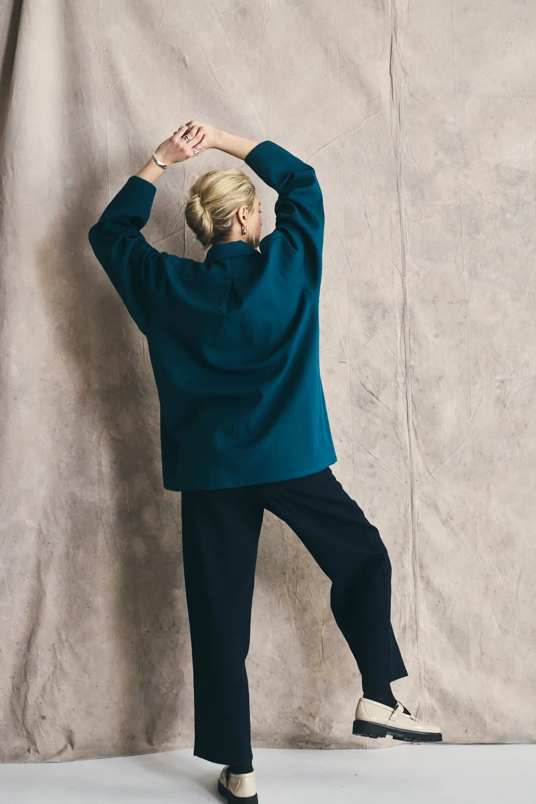 Unisex Snap Shirt - Cotton and Wool Blend Preorder sold by Devlyn van Loon product image thumbnail 3