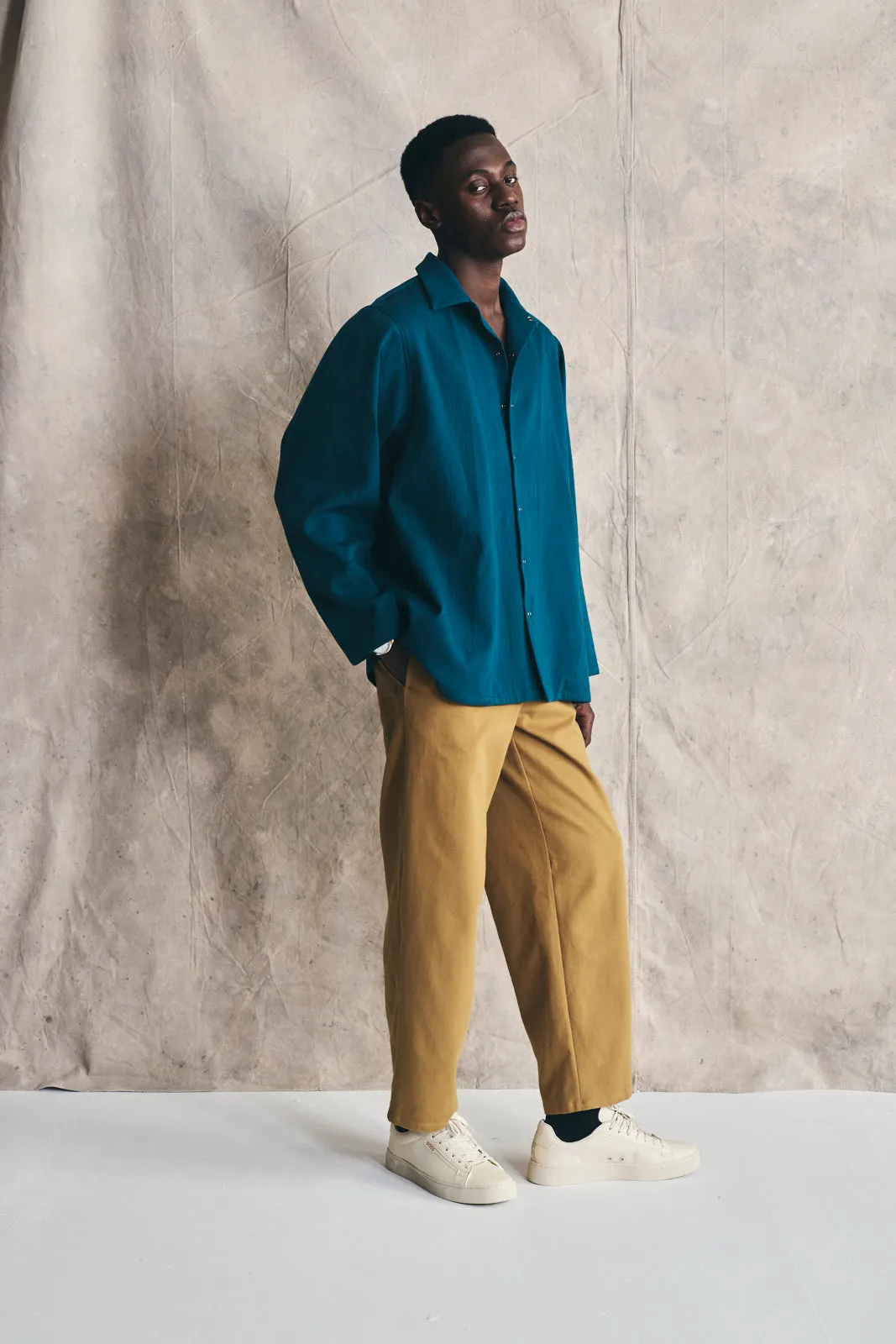 Unisex Snap Shirt - Cotton and Wool Blend sold by Devlyn van Loon product image thumbnail 4