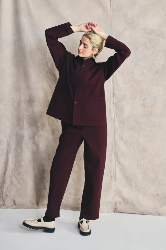 Work Shirt - Deep Cherry sold by Devlyn van Loon