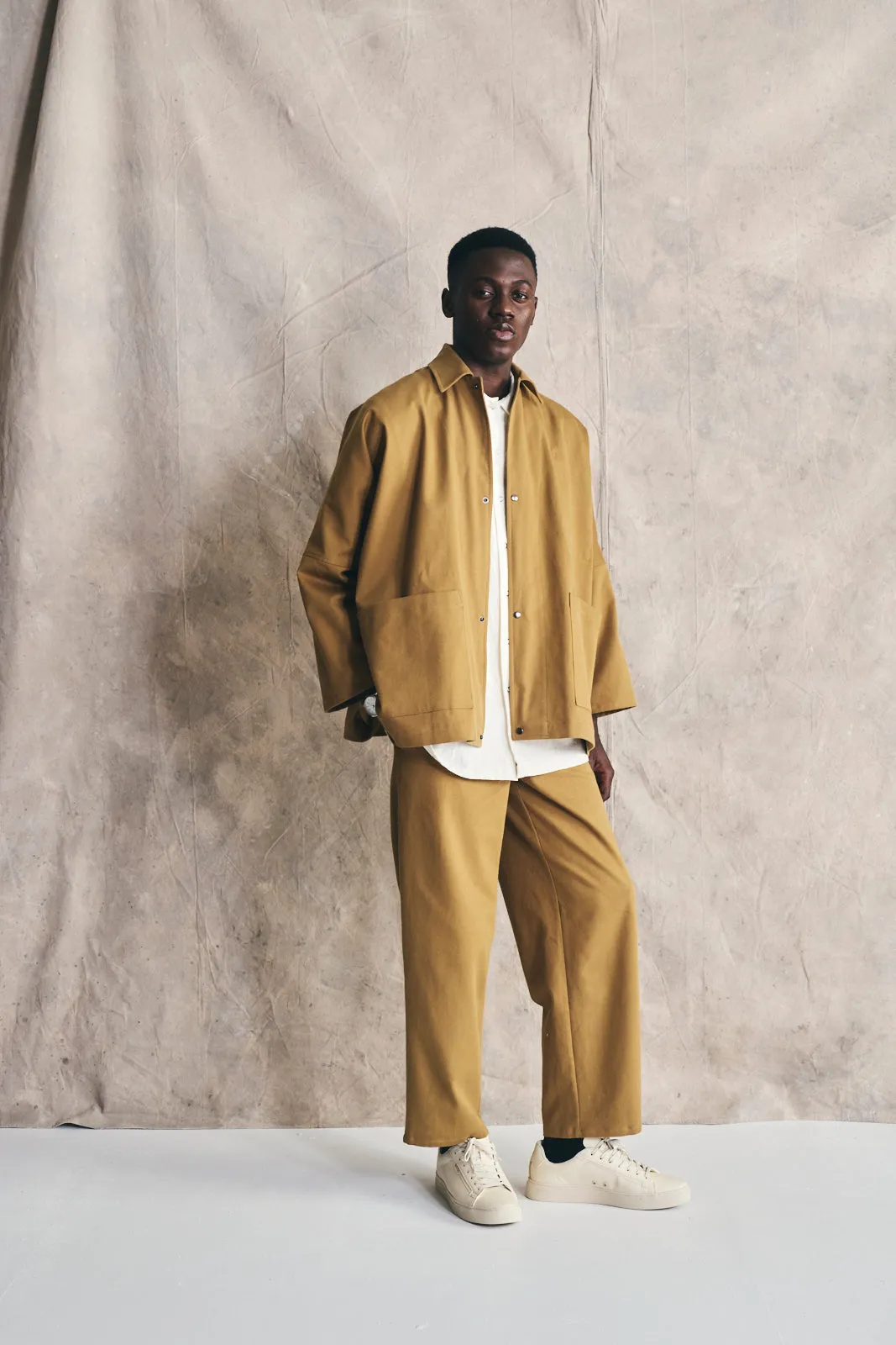 Oversized Shirt Jacket - Wheat sold by Devlyn van Loon product image thumbnail 3