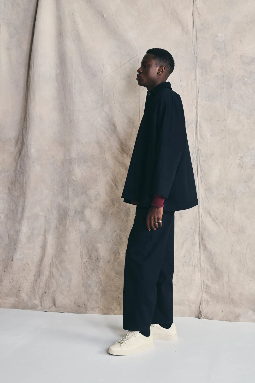 Oversized Shirt Jacket - Deep Navy sold by Devlyn van Loon product image thumbnail 5