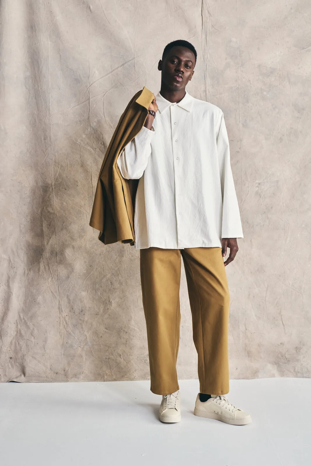 Unisex Snap Shirt - Parchment sold by Devlyn van Loon