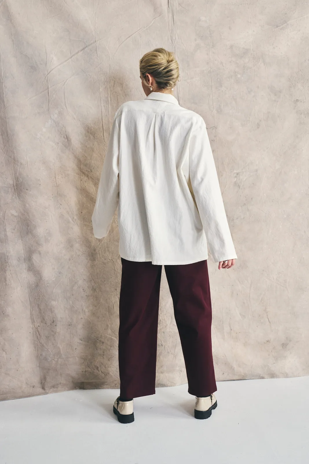 Unisex Snap Shirt - Parchment sold by Devlyn van Loon product image thumbnail 5