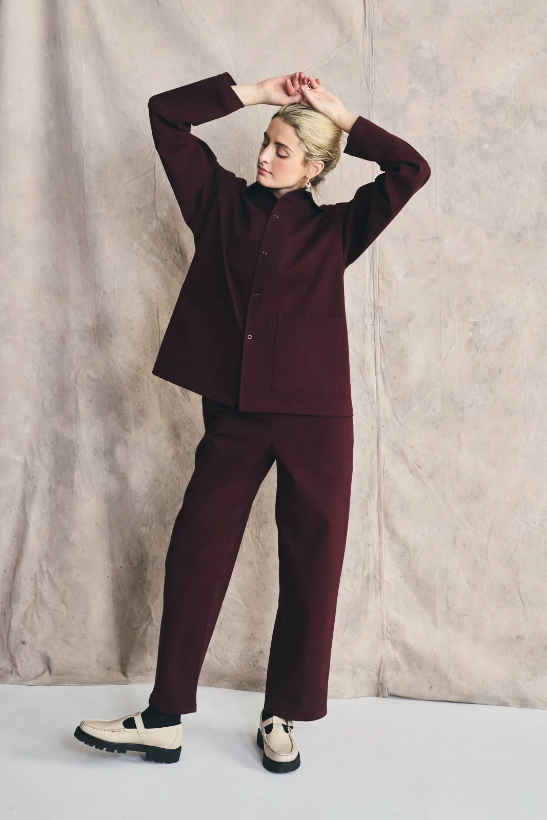 Work Trousers - Deep Cherry sold by Devlyn van Loon