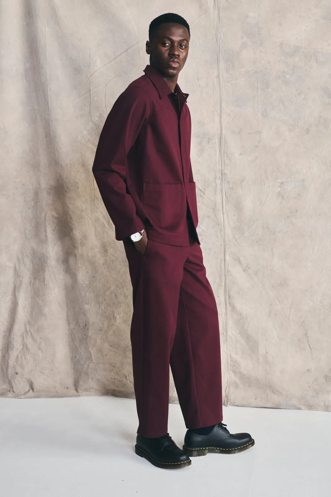 Work Trousers - Deep Cherry sold by Devlyn van Loon product image thumbnail 3
