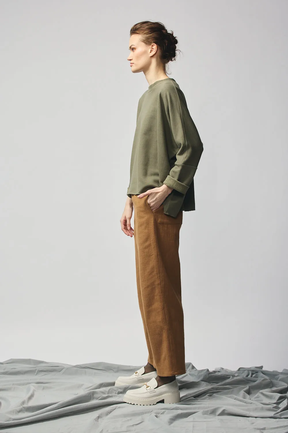 Pullover Sweatshirt - Olive sold by Devlyn van Loon product image thumbnail 3