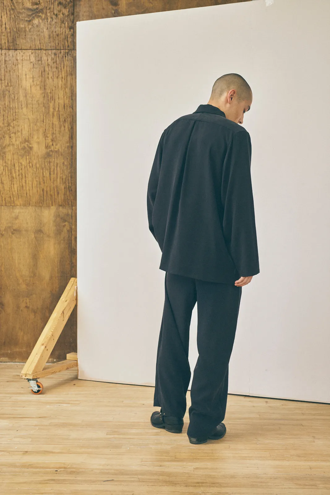 Drawstring Trouser - Sandwashed Black sold by Devlyn van Loon product image thumbnail 4