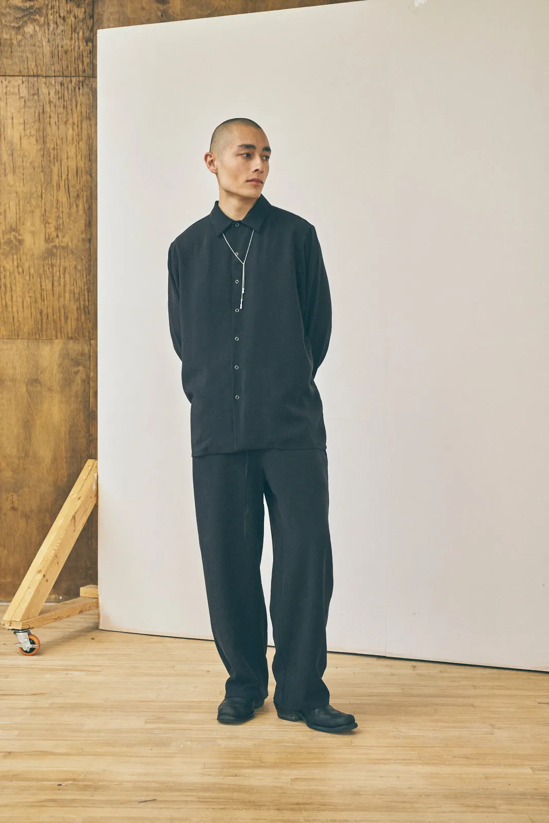 Drawstring Trouser - Sandwashed Black sold by Devlyn van Loon