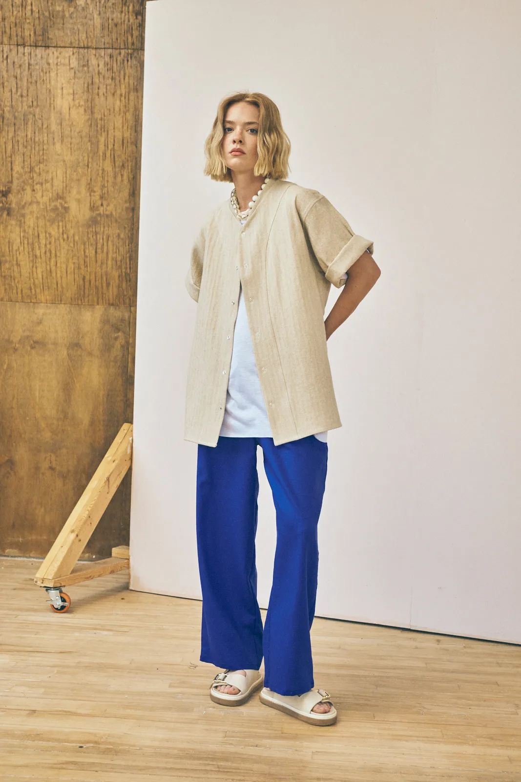 Baseball Tee - Straw sold by Devlyn van Loon product image thumbnail 4
